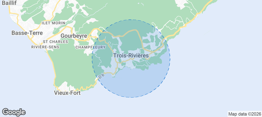 Trois-Rivières Airbnb map