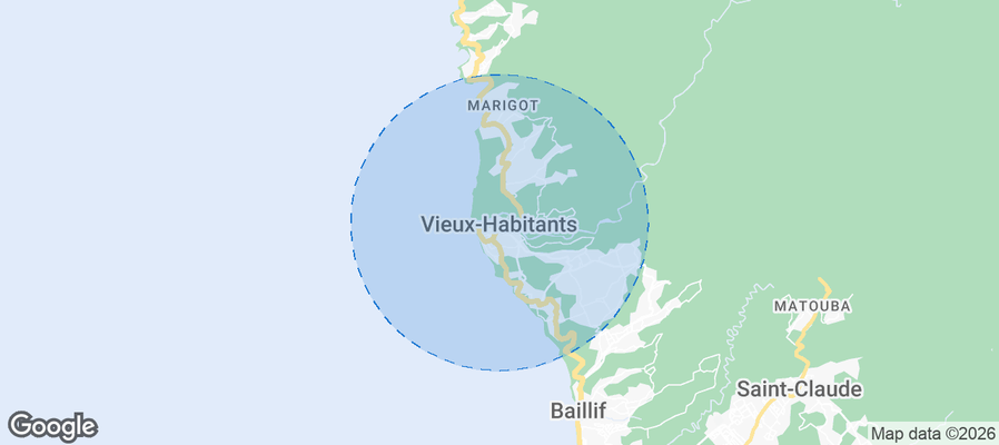 Vieux-Habitants Airbnb map