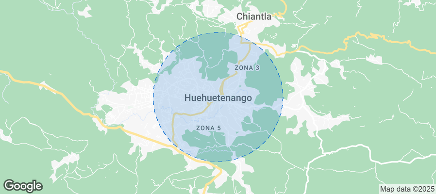 Huehuetenango Airbnb map