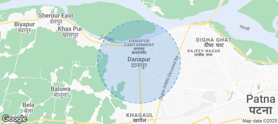 Danapur Airbnb map