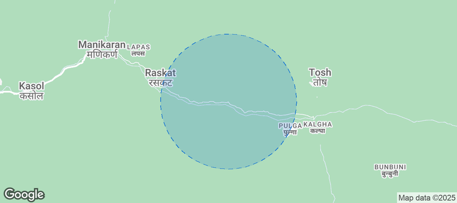 Map of Airbnb listings in Barsheni