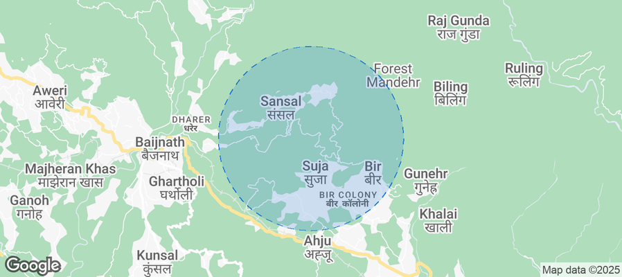 Map of Airbnb listings in Keori
