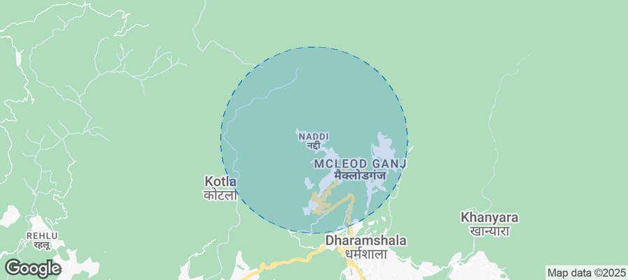 Map of Airbnb listings in Naddi