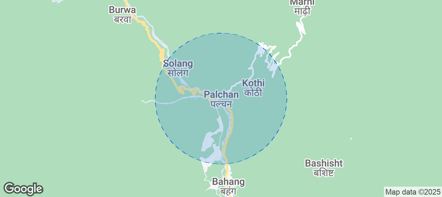 Map of Airbnb listings in Palchan