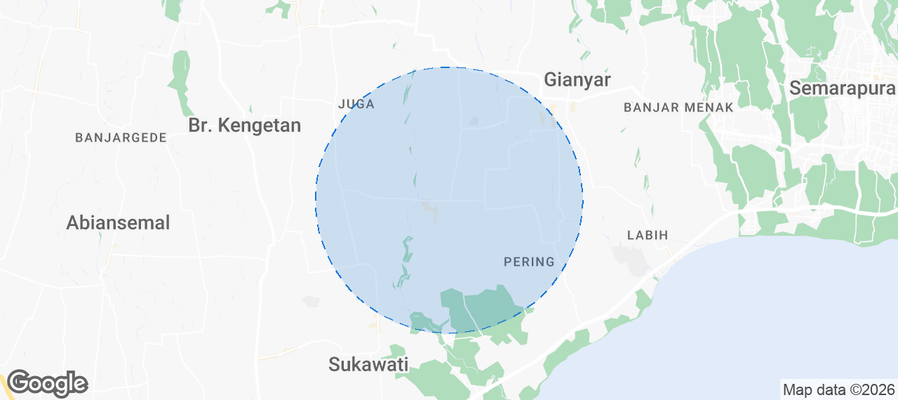 Blahbatuh Airbnb map