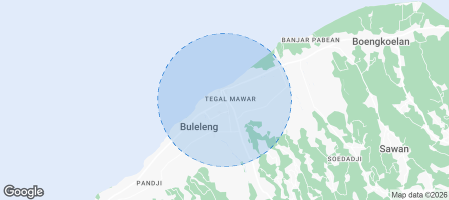Buleleng Airbnb map