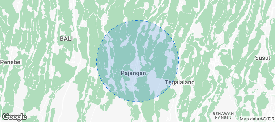 Payangan Airbnb map
