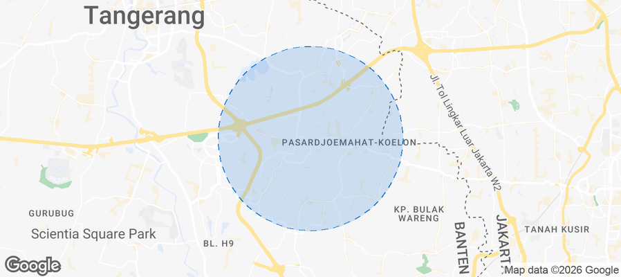 Pinang Airbnb map