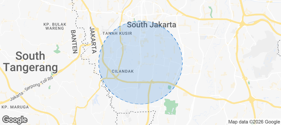Cilandak Airbnb map