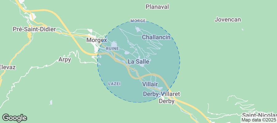 Map of Airbnb listings in La Salle