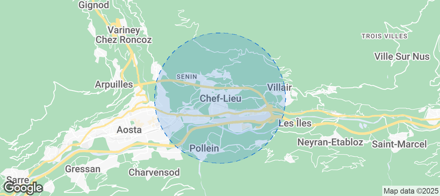 Map of Airbnb listings in Saint-Christophe