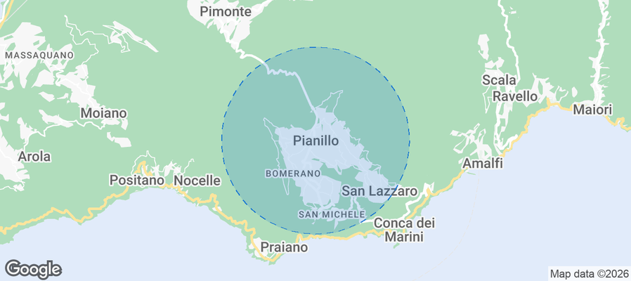 Pianillo Airbnb map