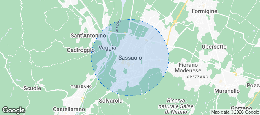 Sassuolo Airbnb map