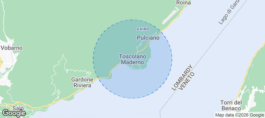 Maderno Airbnb map