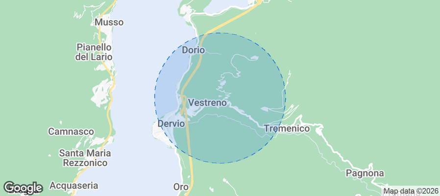 Sueglio Airbnb map