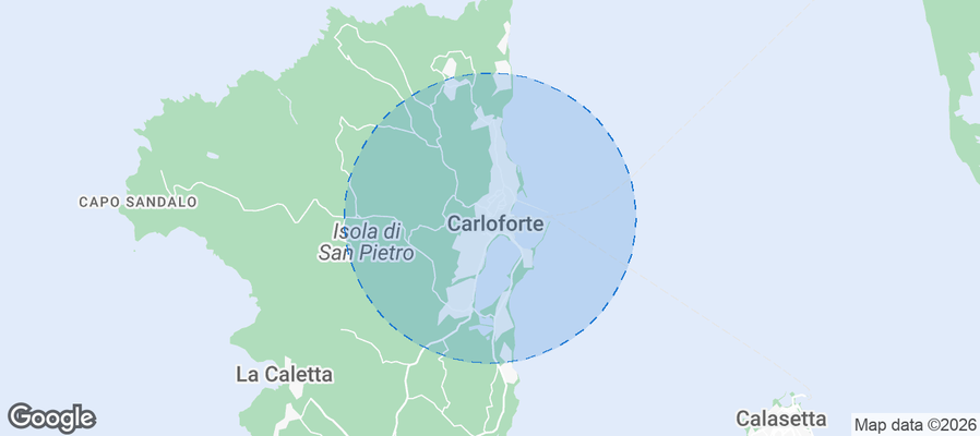 Carloforte Airbnb map