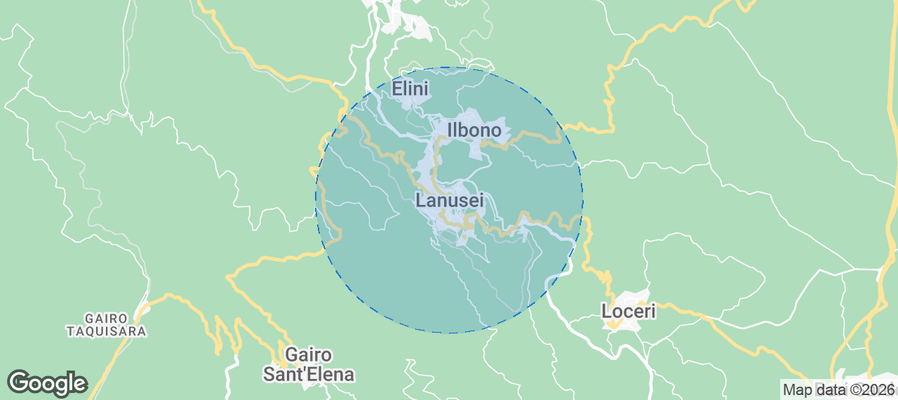 Lanusei Airbnb map