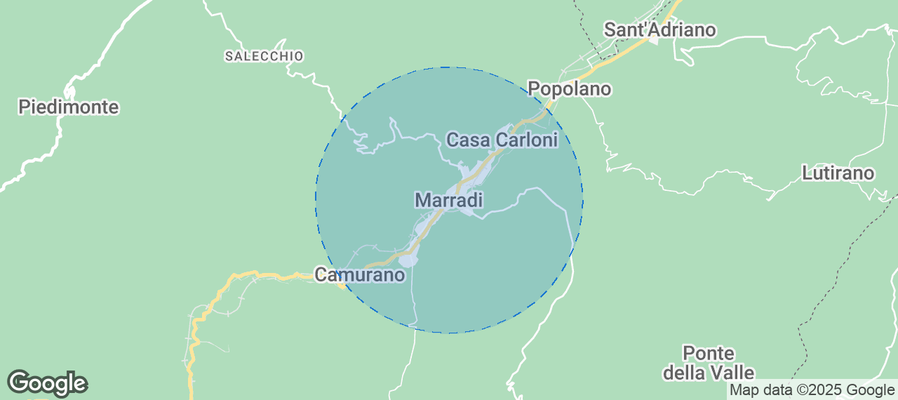 Marradi Airbnb map