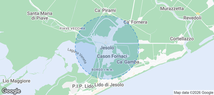 Iesolo Airbnb map
