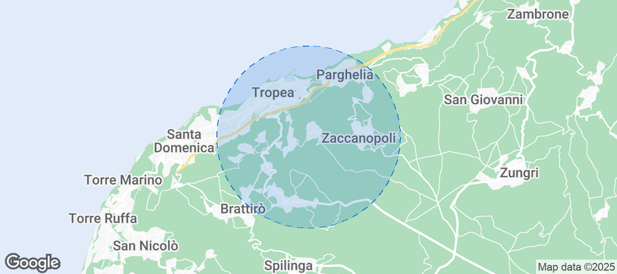 Map of Airbnb listings in Drapia