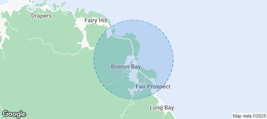 Map of Airbnb listings in Priestmans River
