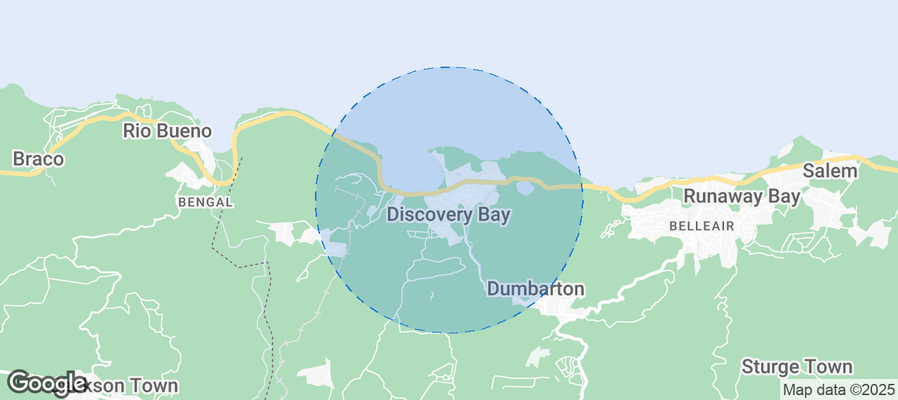Map of Airbnb listings in Discovery Bay
