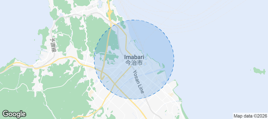 Imabari Airbnb map