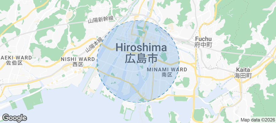 Map of Airbnb listings in Naka Ward