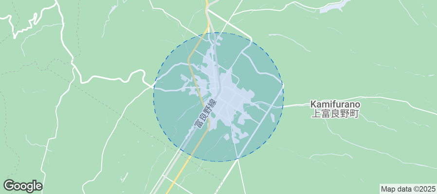 Map of Airbnb listings in Kamifurano