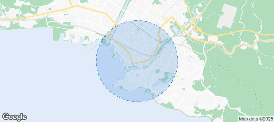 Map of Airbnb listings in Kushiro