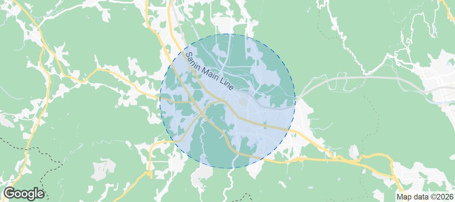 Kameoka Airbnb map