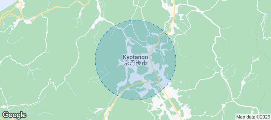 Kyōtango Airbnb map