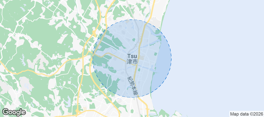 Tsu Airbnb map