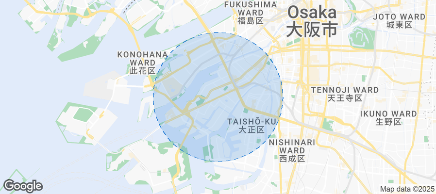 Map of Airbnb listings in Minato Ward