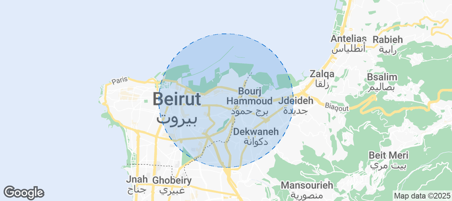 Map of Airbnb listings in Ej Jeitaoui