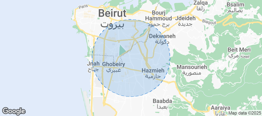 Map of Airbnb listings in Chiyah