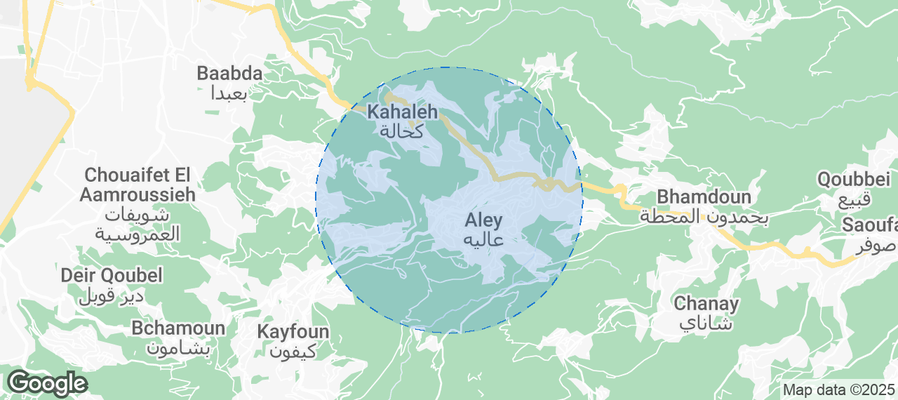 Map of Airbnb listings in Zaaitriye
