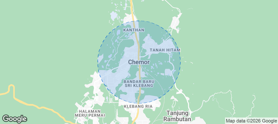Chemor Airbnb map