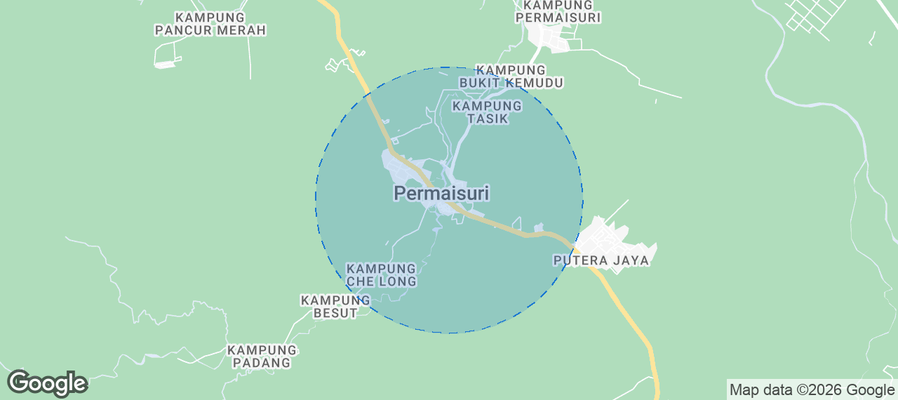 Permaisuri Airbnb map