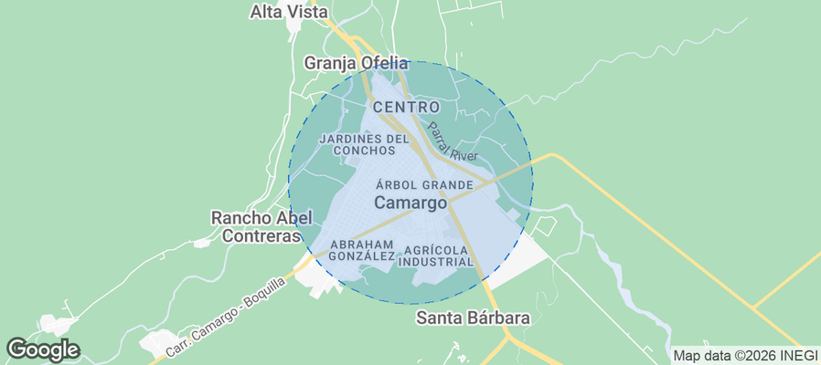 Camargo Airbnb map