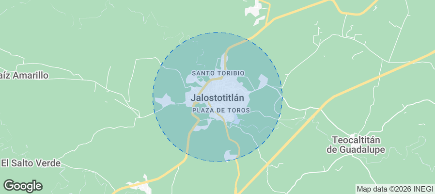 Jalostotitlán Airbnb map