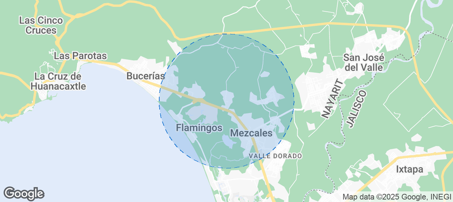 Map of Airbnb listings in El Tondoroque