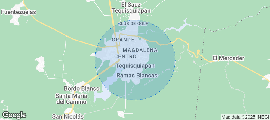 Map of Airbnb listings in Tequisquiapan