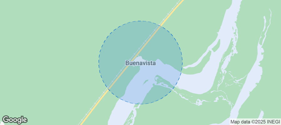Map of Airbnb listings in Buenavista