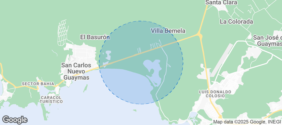 Map of Airbnb listings in Condominios Pilar