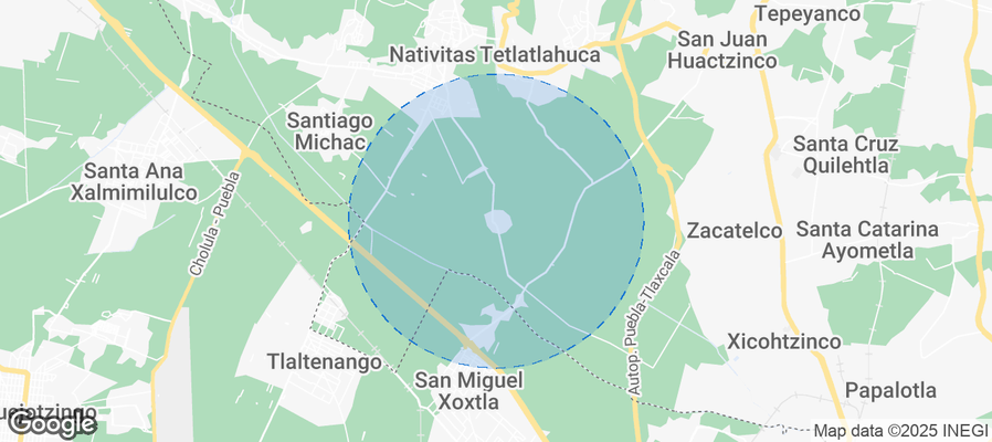 Map of Airbnb listings in Santa Ana Portales