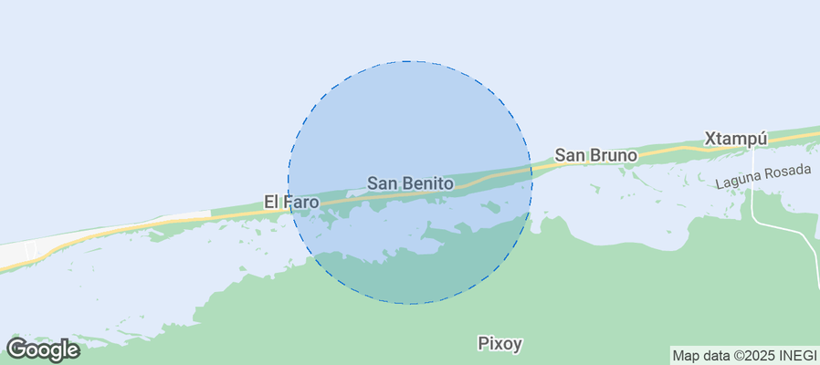 Map of Airbnb listings in San Benito