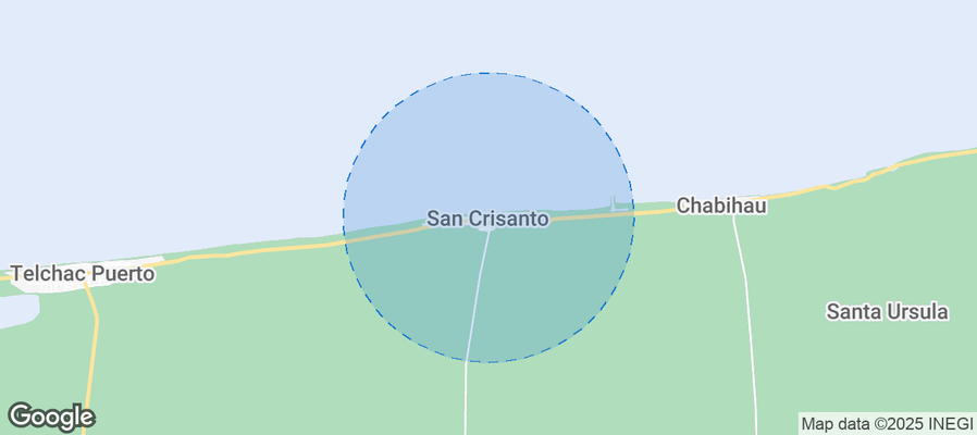 Map of Airbnb listings in San Crisanto