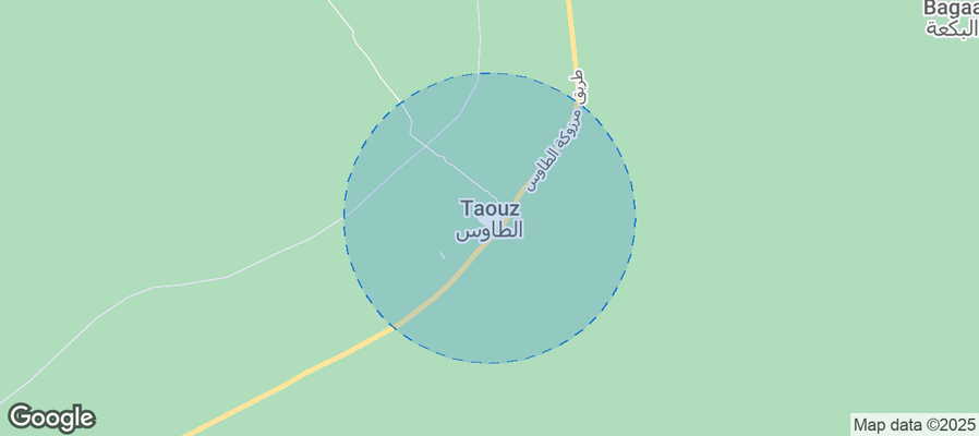 Map of Airbnb listings in Et-taous ⵟⴰⵡⵙ الطاوس
