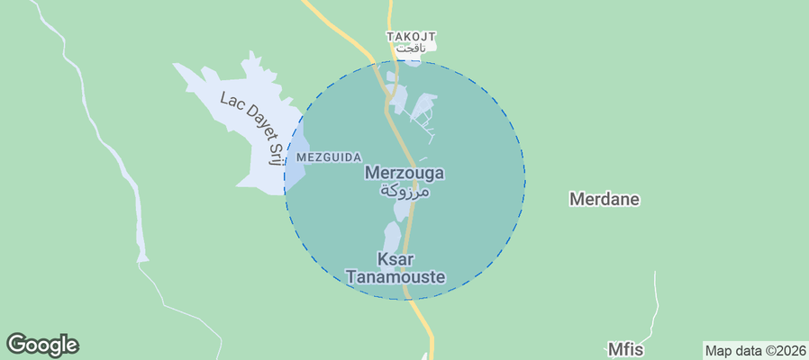 Merzouga Airbnb map